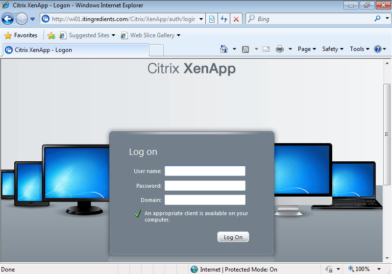Comment accéder à l'application dans Citrix-10