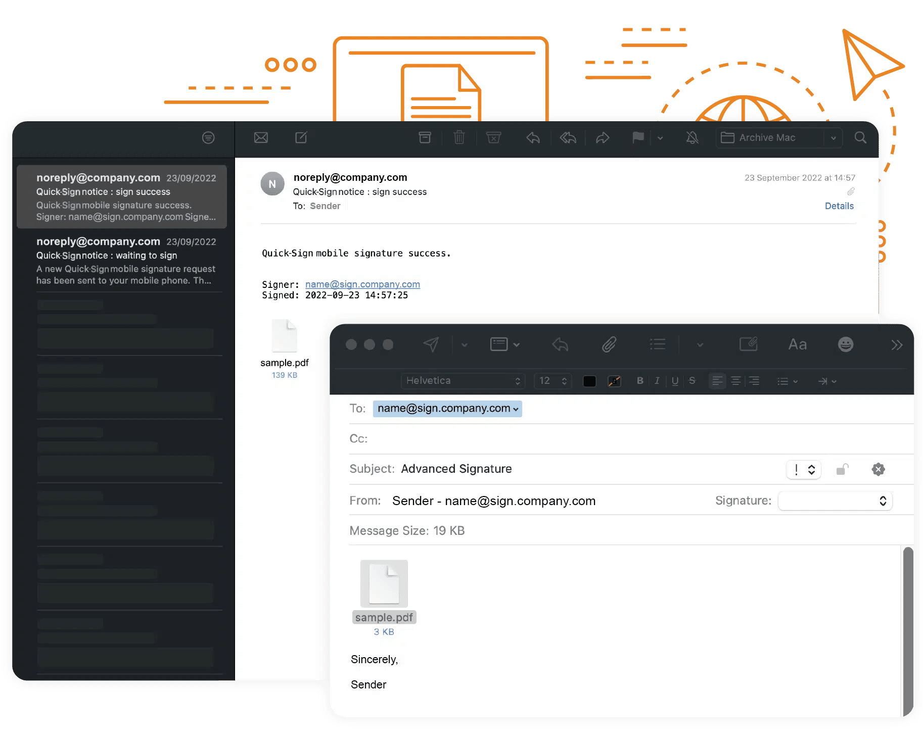 OpenOTP-Esignature-QuickSignMail-RCDevs