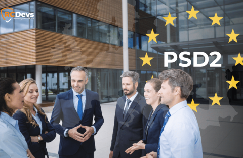 PSD2 strong customer authentication for a European bank, on-premises MFA and SCA