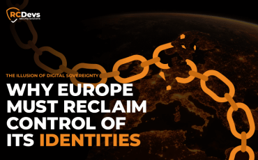 Decentralized digital identity infrastructure with secure authentication network protecting European sovereignty