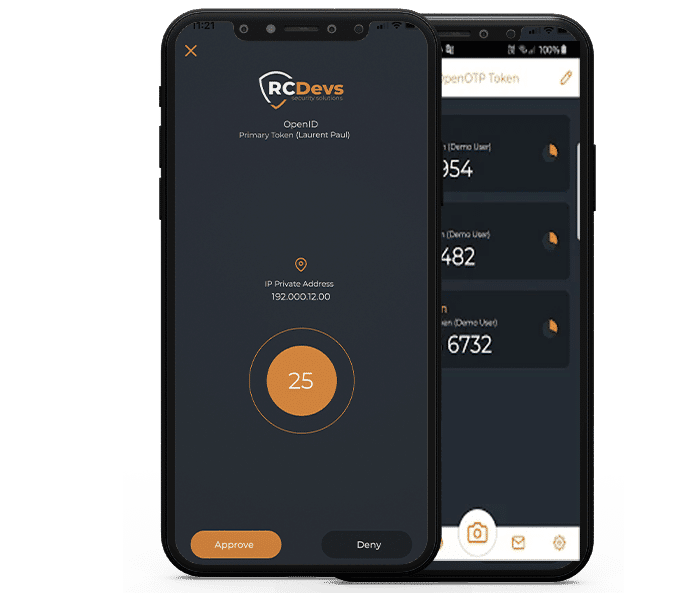Software Token app MFA 2FA RCDevs OpenOTP