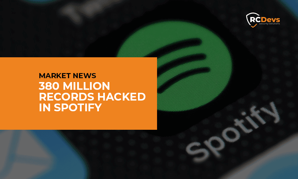 380 Million Records hacked in Spotify